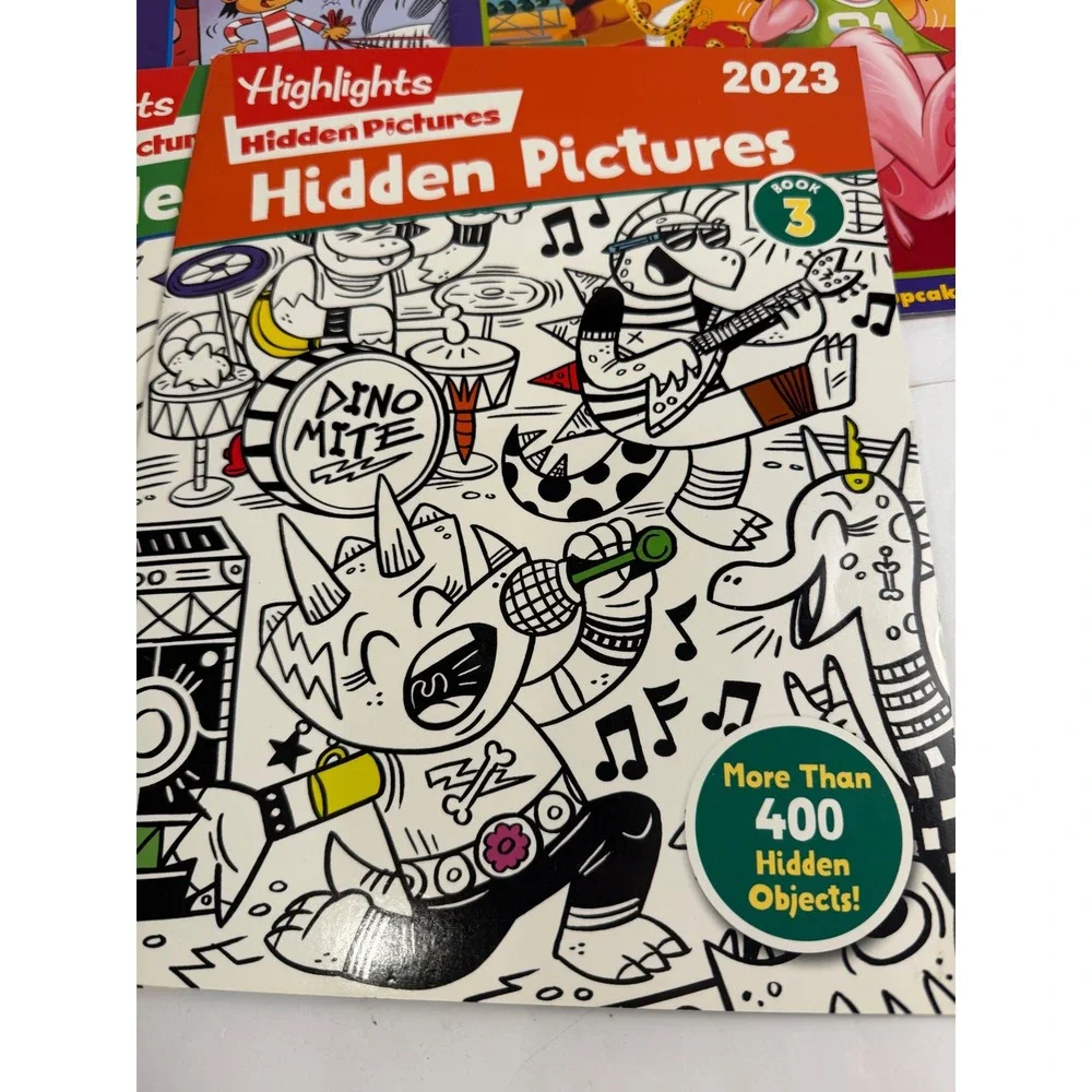Highlights Hidden Pictures Puzzle Buzz Books Lot of 9 Activity Puzzles